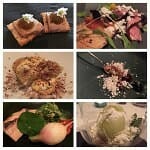 Seven course degustation menu