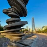 Sculpture in Santiago, Chile